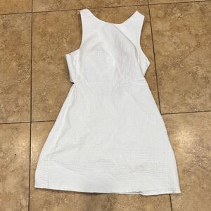 NWOT Zara Elegant White Backless Dress